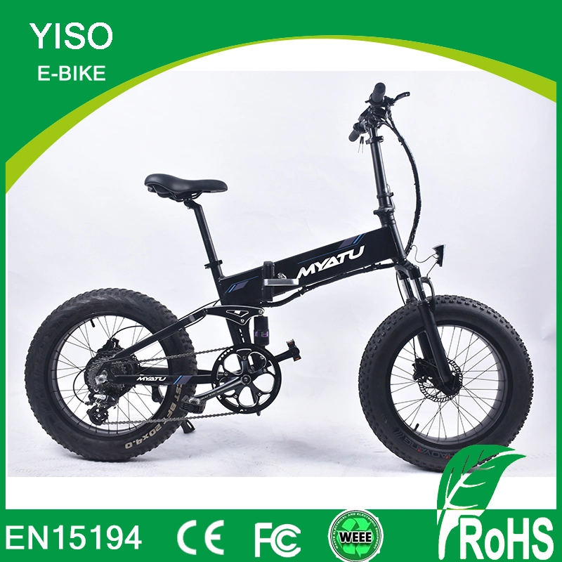 Ce Certification Israel Electric Folding Bike 20 Inch Full Suspension Mountain Fat Tire E Bike