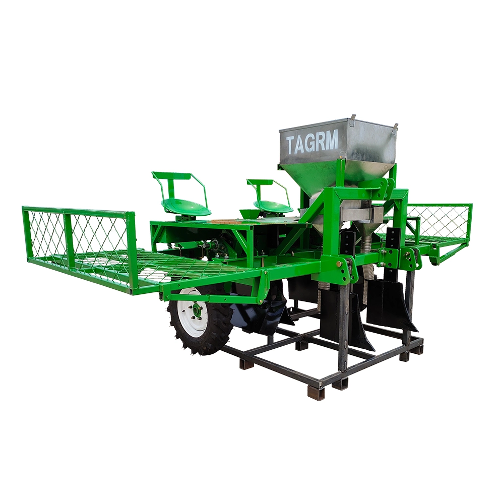 Two Rows Seeds Sowing Planting Cassava Planter Machine