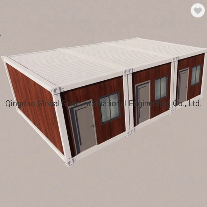 Structure légère en acier préfabriquée Maison modulaire en conteneur pour la vie de construction.