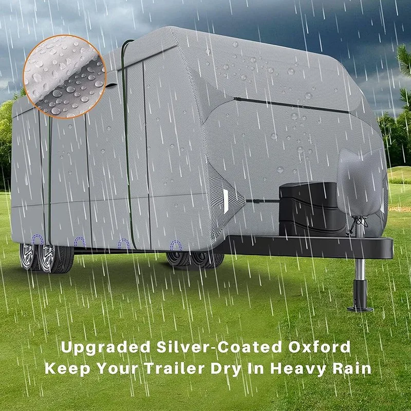 Factory Customized RV Cover, Dustproof and Sunscreen, Oxford Cloth, Travel Vehicle Clothing