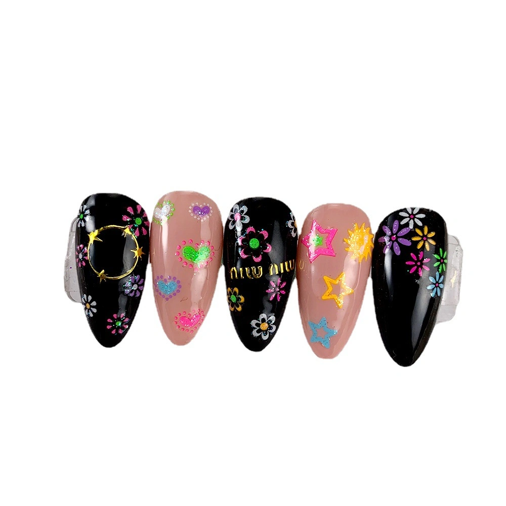 Gel de uñas Flor luminosa Butter-Fly 3D Art Sticker