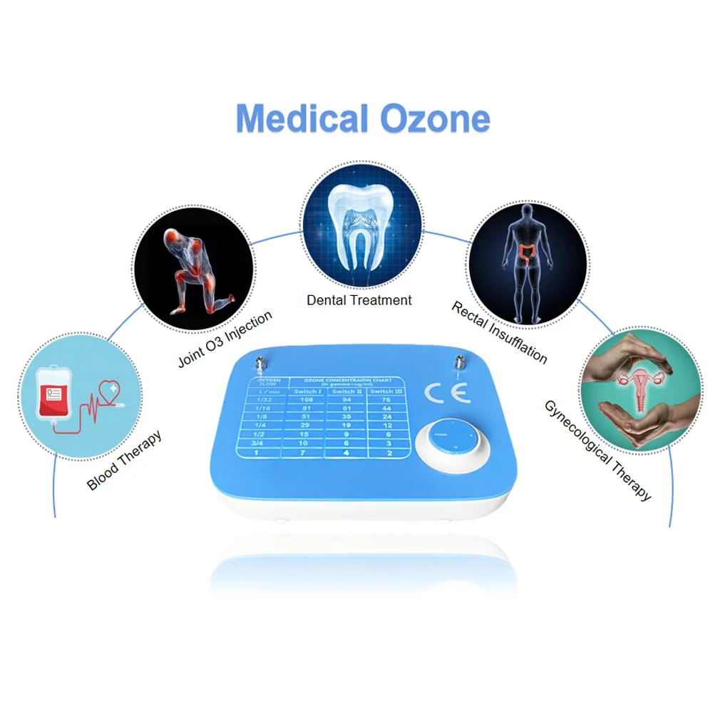German Tech Professional Doppelwände Reagieren Generator Ozon-Therapie-Maschine Blood Mop0,3-Ad
