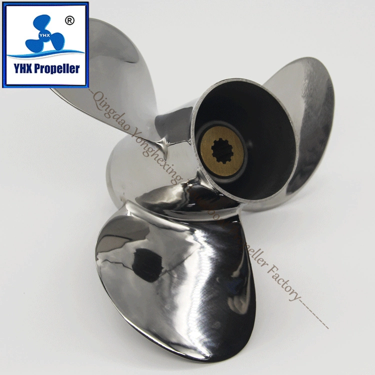 9 7/8X10 1/2 Stainless Steel Boat Motor Propeller Matched for YAMAHA with Wholesale Price