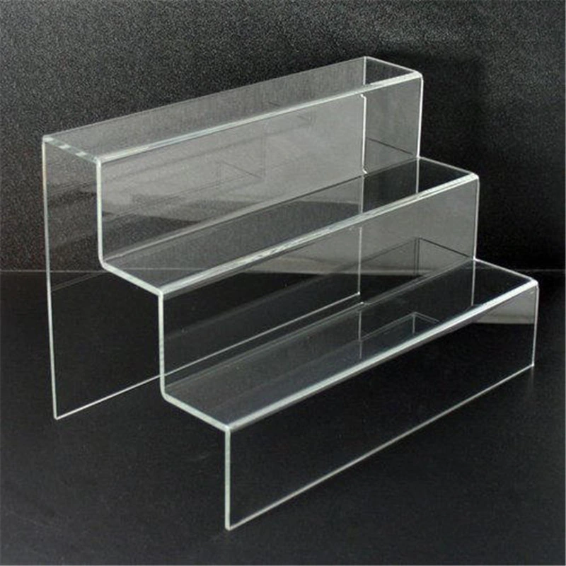 Em acrílico transparente/caixa de exibição de Plexiglas dilatação cúbica suporte da tela de acrílico
