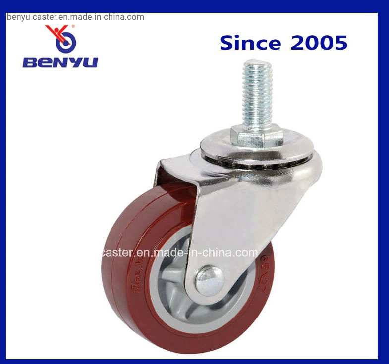 Benyu Caster - Light Duty Industrial Swivel /Rigid /Brake PU Caster and Wheel for Small Carts