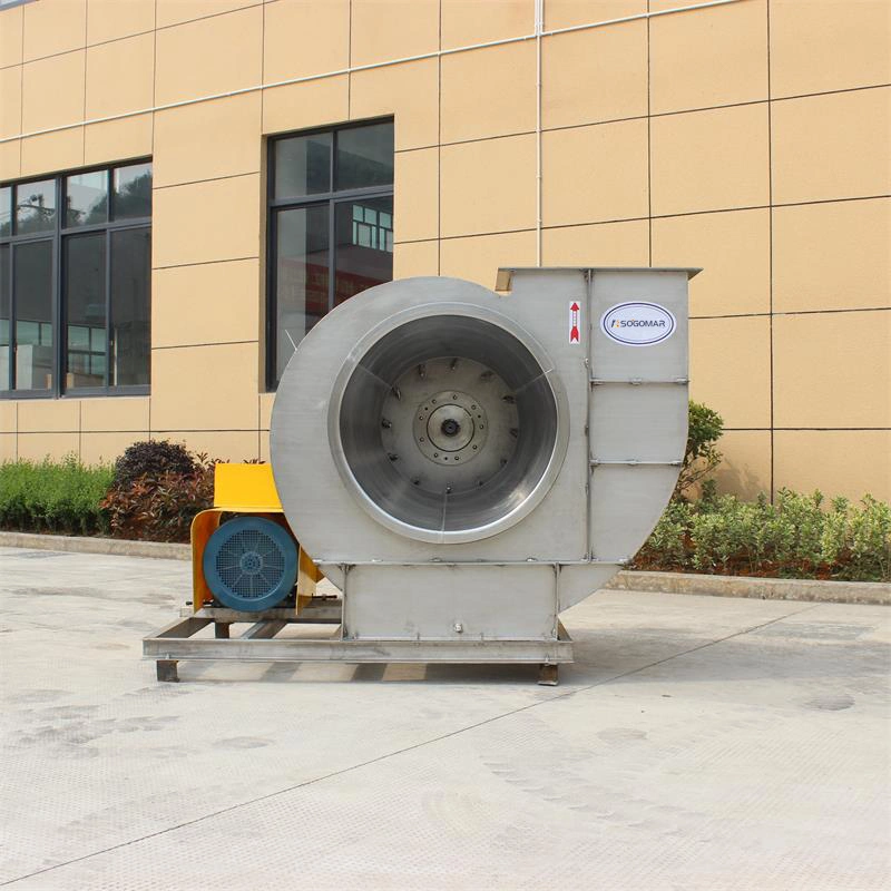 Industrial Fan Blower with Stainless Steel 380VAC High Speed