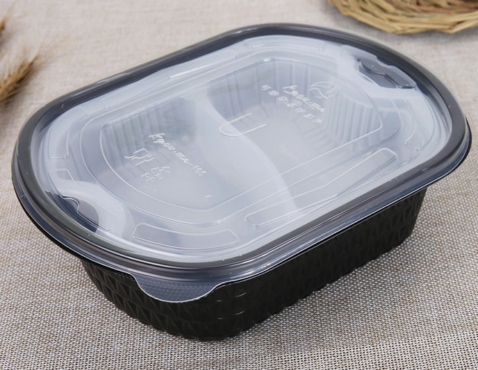 Disposable Single/Double layer Fast Food Container Heat-resistant Takeout Lunch Packaging Box