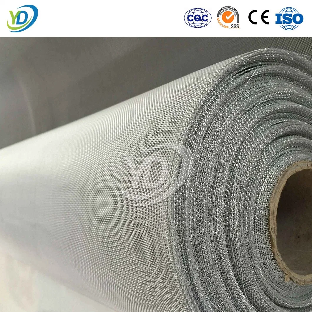 Yeeda Stainless Steel Ss Wire Mesh China Suppliers 0.05mm Stainless Steel Wire Mesh 0.3 -- 1 mm Diameter Window Fly Screen