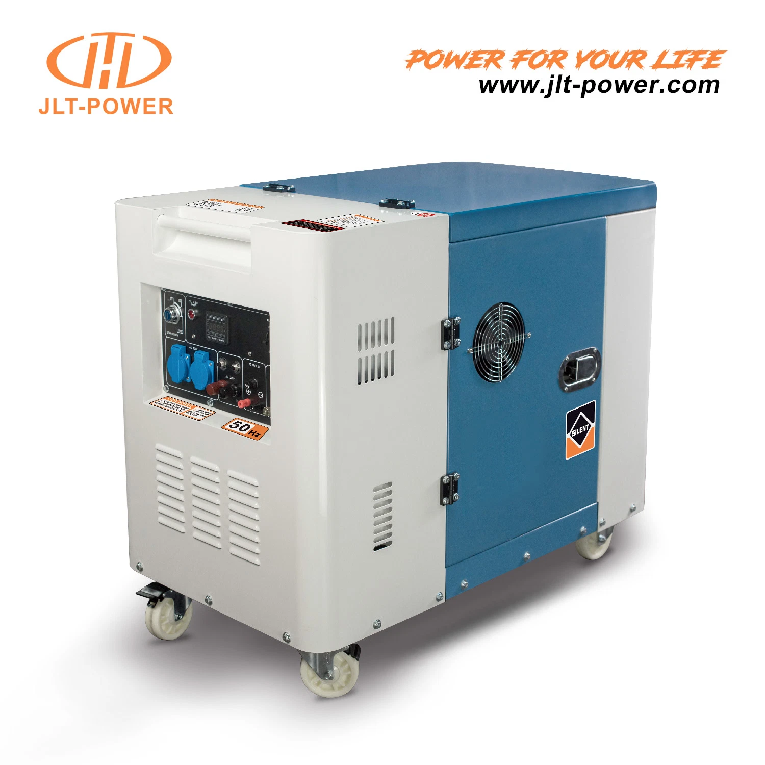 6500DSE 7500DSE 8500DSE 5kVA 6.5kVA 7.5kVA 8kVA Générateur Diesel Portable Silencieux Insonorisé Refroidi par Air