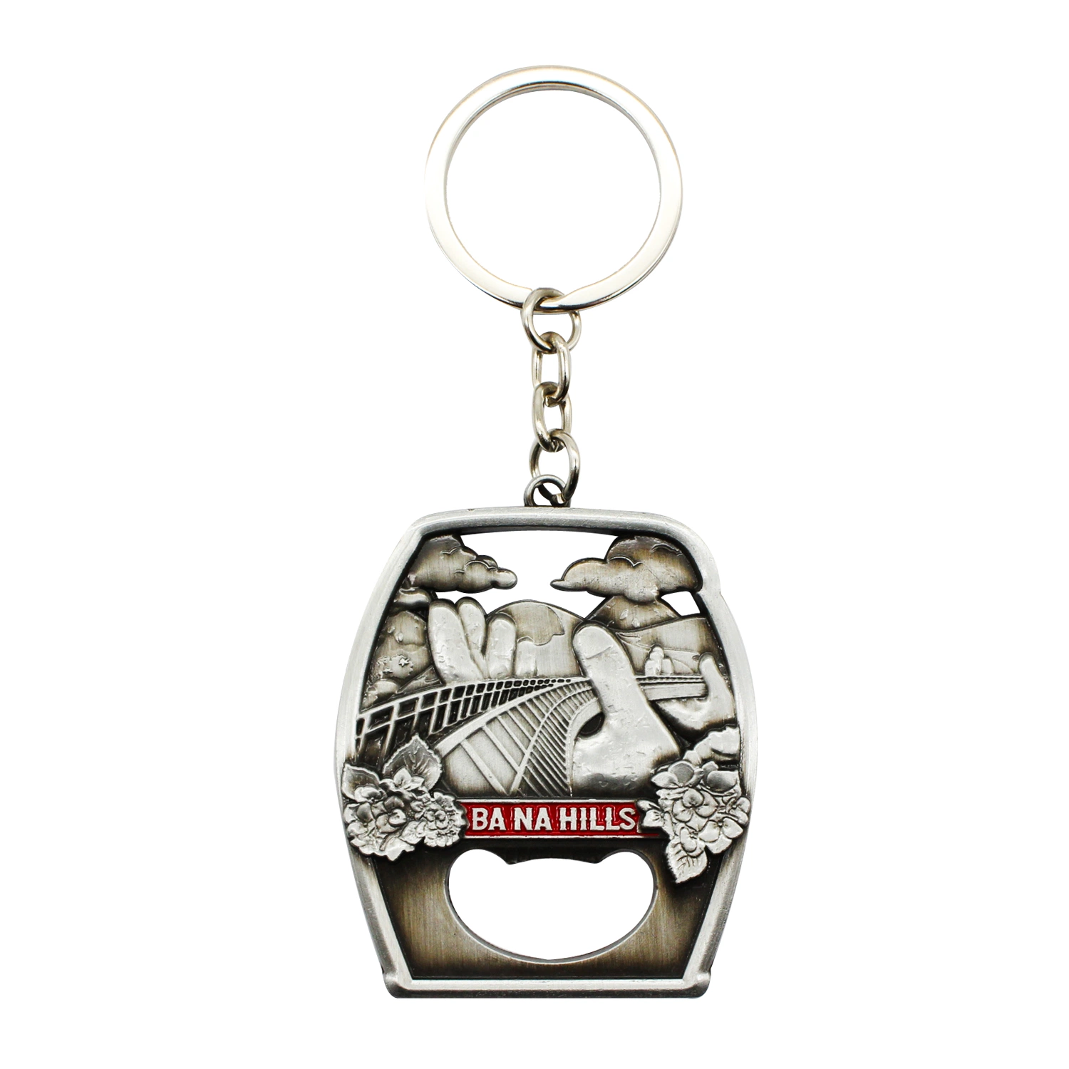 Wholesale/Supplier Customized Make You Own Logo Metal 3D Keychain for Souvenir Gift