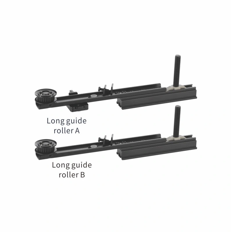 Sistema de rodillo de puerta deslizante de articulación 80kg abra la misma manera 3+1