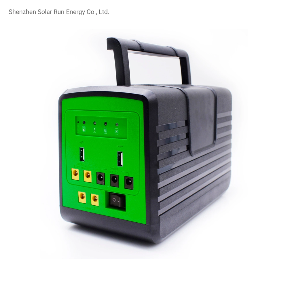 Rechargeable LED Solar Battery Kit with Solar Power Charger and Solar Lighting System