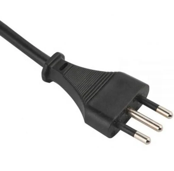 6ft 10A 250V Tipo L Italia 3 Prong IEC C13 Cable de alimentación Chile 3pin AC portátil Italia cable de alimentación