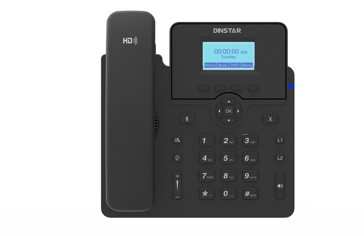 C60jusqu'nouveau téléphone IP VoIP Téléphone SIP Direct fabricant de vendre à bas prix Téléphone