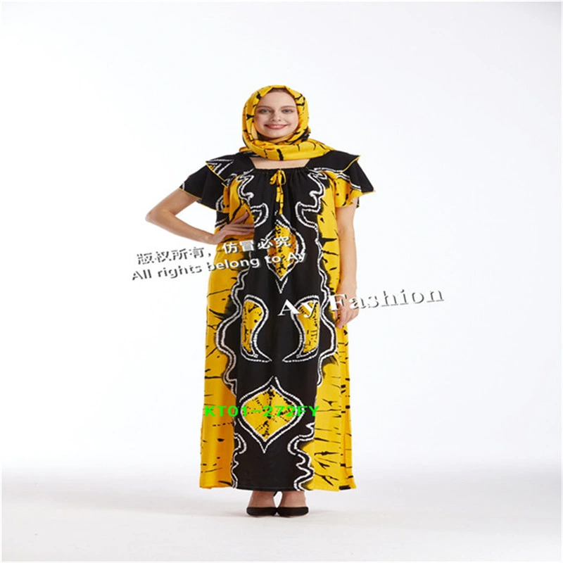 Ay la Moda Africana Boubou vestidos casuales Kaftan señoras manto