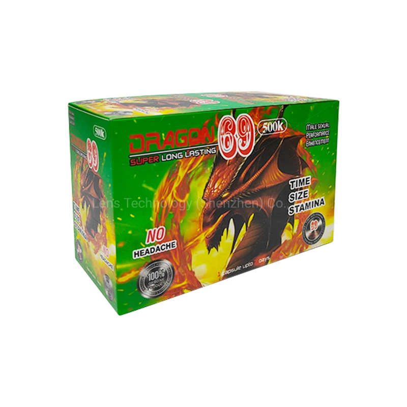Super Long Lasting Dragon 69 Capsule Packaging Card Paper Box