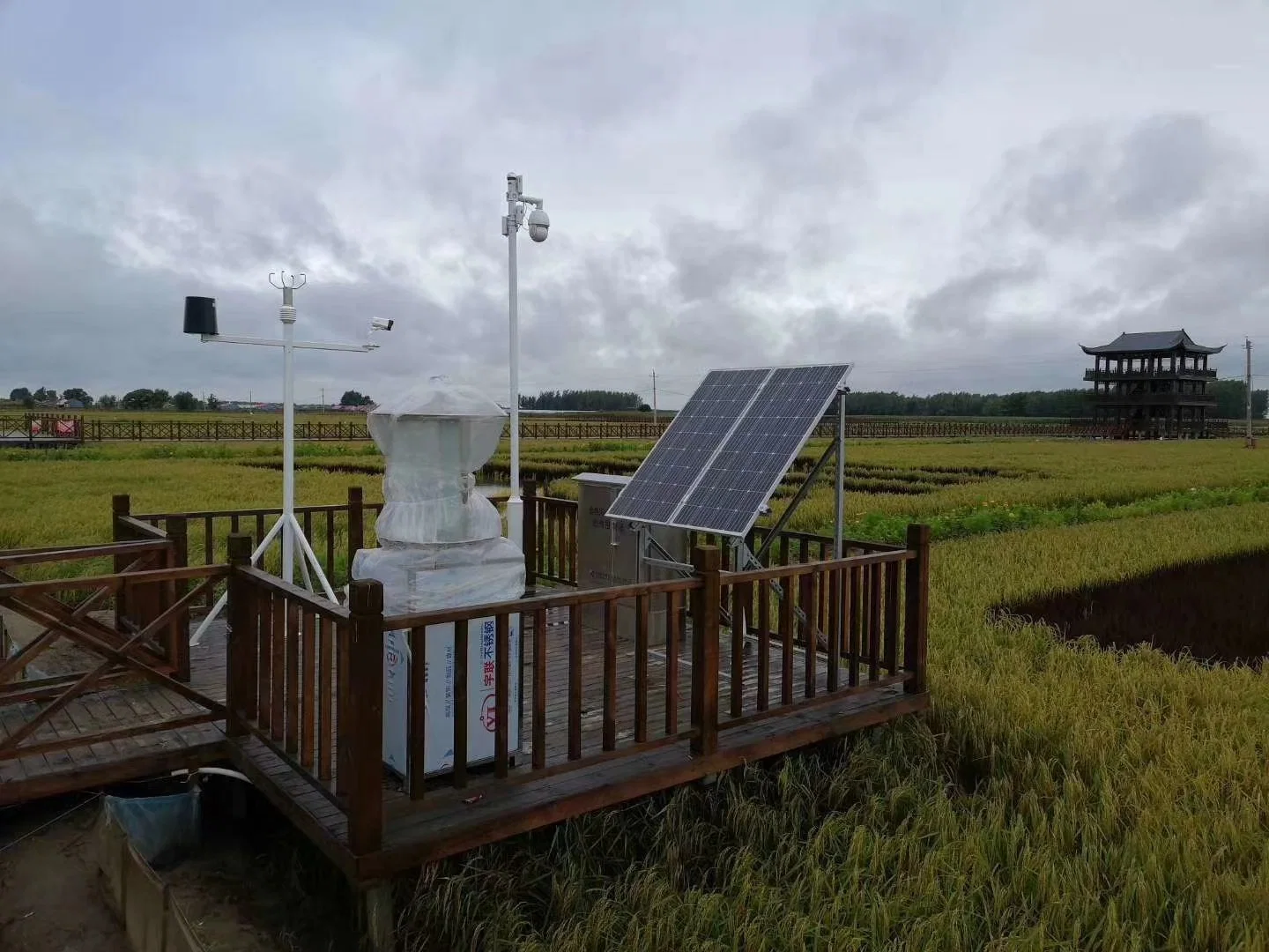 Agricultura/Estação Meteorológica/Estufa/Painel Solar/Microclima Tempo/Cidade Inteligente WiFi Wilress GPRS Estação Meteorológica Automática Compacta