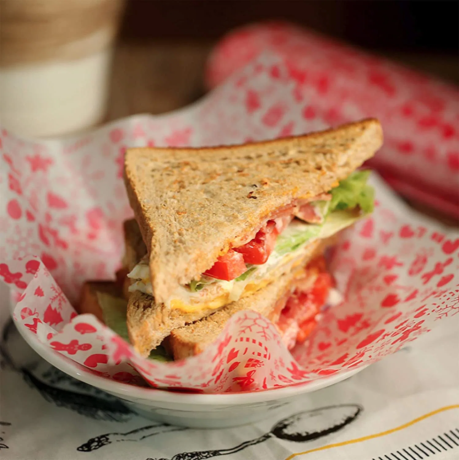 Weihnachten Wachs Papier Blätter Sandwich Wrap Papier Deli Wickelt Gewebe Papier Gefärbte Pergament Papier Lebensmittelkorb Liner Deli Papers Schmierstoff Für handgemachte Seife, Kochen