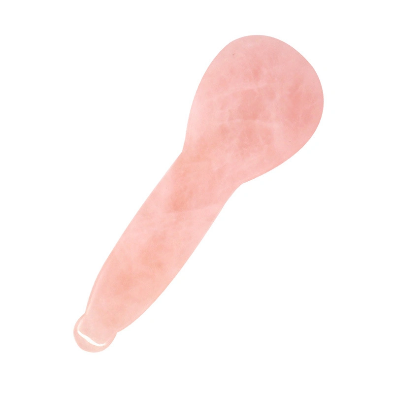 Rose Plume Acupoint Jade Gua Sha Racloir de massage