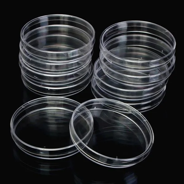 Disposable Sterilization Plastic Petri Dish Lab Use