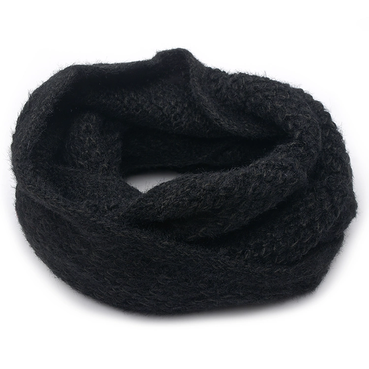 Women Men Knitted Winter Acrylic Scarves Neck Collar Scarf Thick Warm Sweater Head Scarf