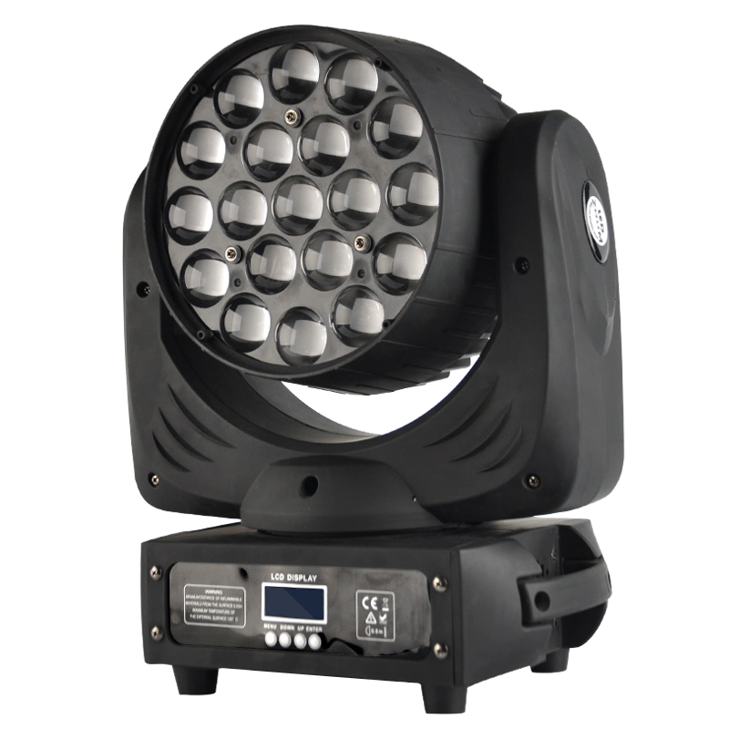 Haz de lavado de LED Aura moviendo la cabeza 19x15W con Eye Candy efecto