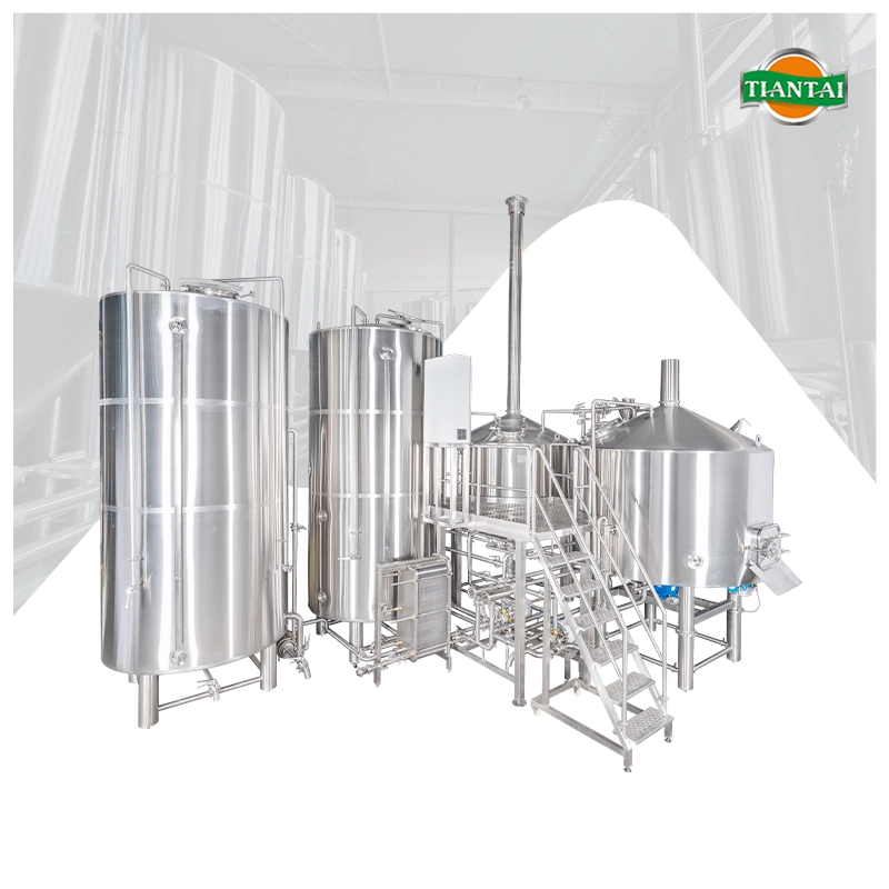 200 L Nano 2 vasos de vapor Aquecimento Tiantai água quente tanque cerveja Equipamento de preparação
