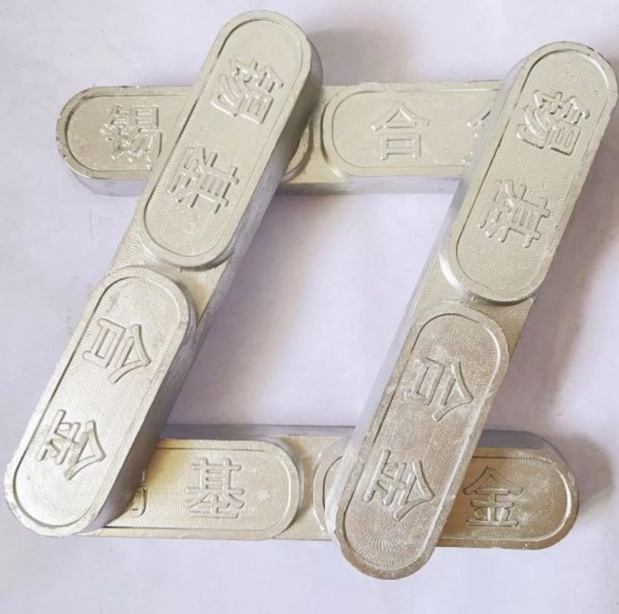 B83 B16 Grade a Babbit Alloy Ingot Tin Base Alloy Ingot Customized Chemical Composition High quality/High cost performance Babbit Alloy Metal for Bearings