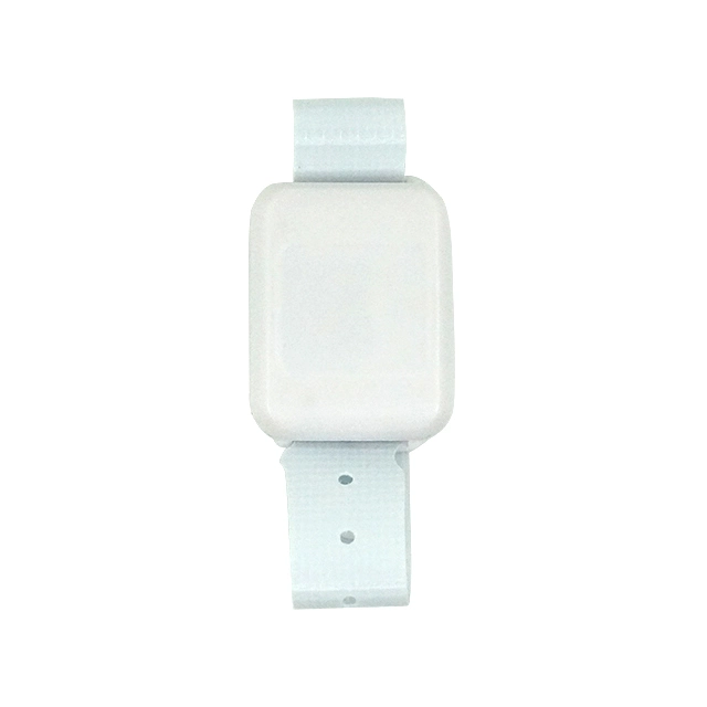 Optiguard OEM Accurate Safety ABS Lightweight Anti-Wandering White Wireless Tag Transmitter Sensitive Wearable Device for Elderly