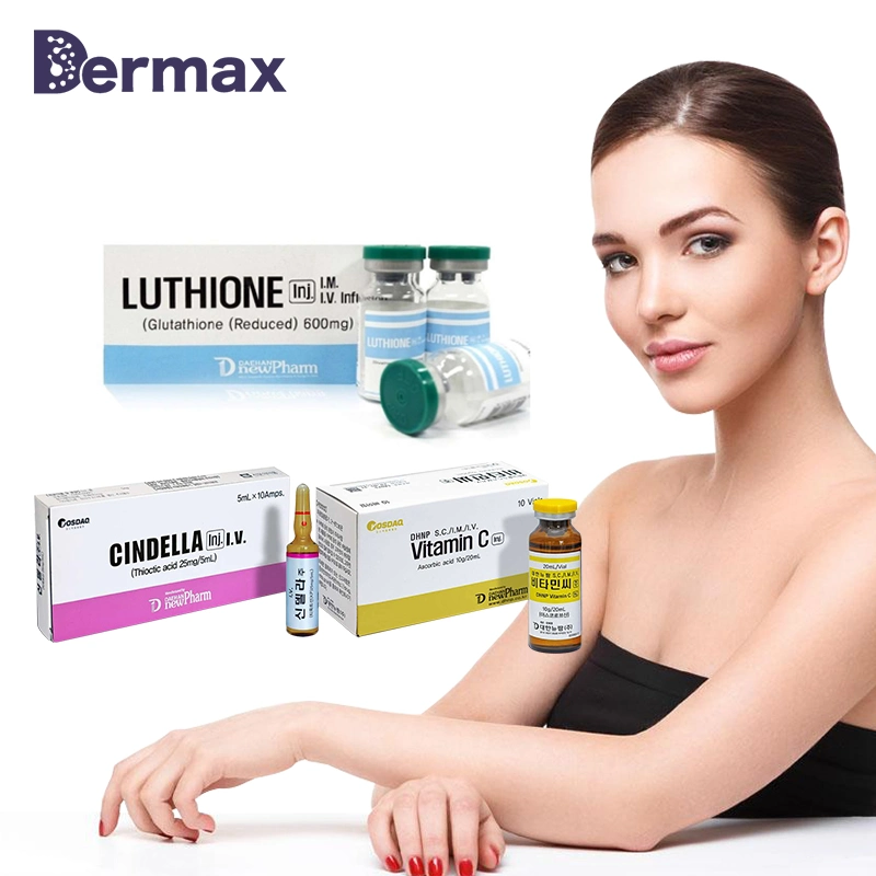 Prix bon marché meilleur corps blanchissant la peau d'injection Injection de glutathion pour blanchiment