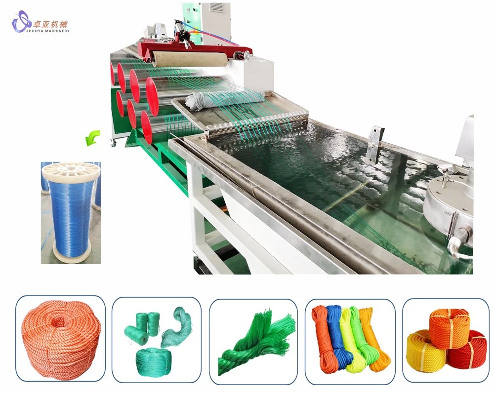 China Agriculture Rope Four Strand Nylon Rope Clothesline Drying Rope Binding Rope Plastic Rope Making Machine