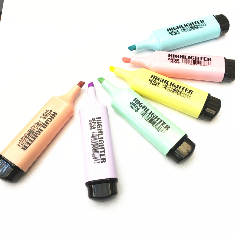 Candy Color Wholesale/Supplier Highlighter Pen Factory for Promotional Gift Stationery