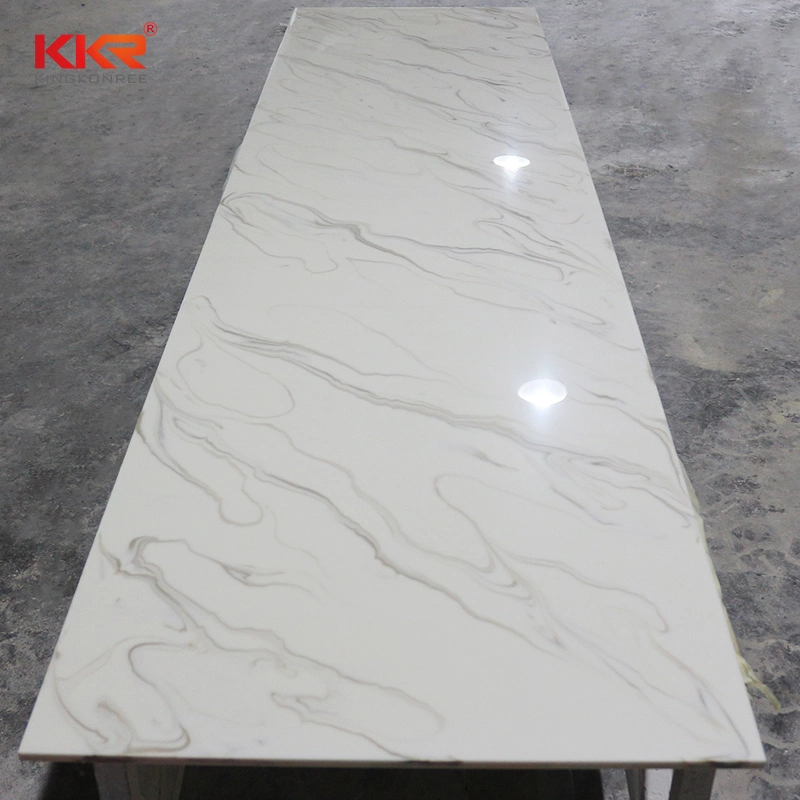 Polished Translucent Solid Surface Sheet Artificial Onyx Wall Panel for Decoration