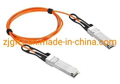 Optical Fiber Qsfp+ Aoc 40g Fiber Optic Ethernet Transceiver Full Duplex 4 Channel 850nm Parallel