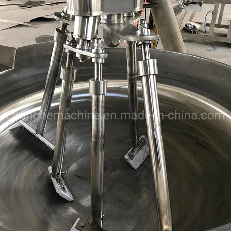 China Manufacturer Industrial Automatic Food Process Machinery Stirring Gas Cooking Pot with Mixer Jacket Kettle Equipment