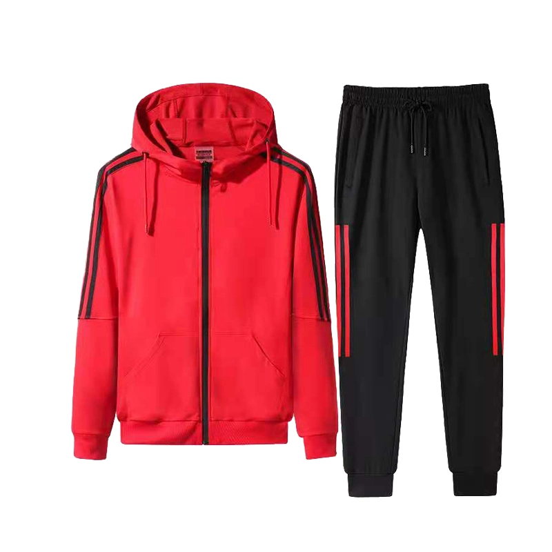 Chándal personalizada cultivos Activewear Hombres sudadera con capucha superior emparejador de carga de ropa deportiva Set