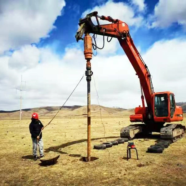 Accesorios para miniexcavadoras sinfín de tierra para cavar agujeros con CE (YA3000)