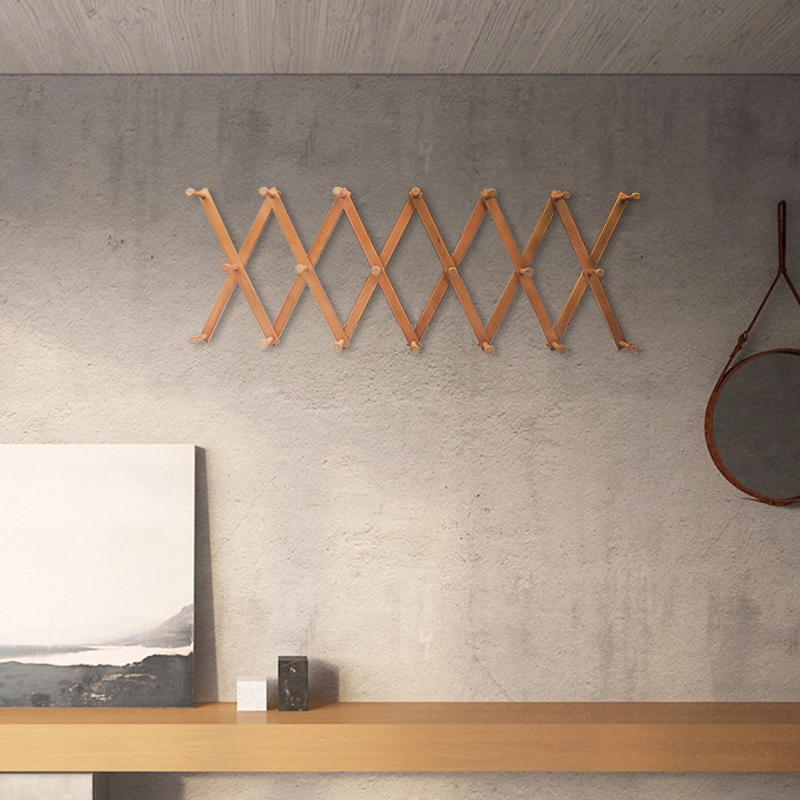 Wall Mounted Solid Wooden Wall Hat Rack