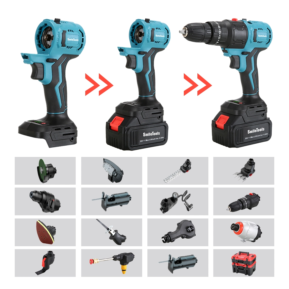 Cordless Electric Power Drills Hand Held Portable Screwdriver Cordless Drill Machine Power Tools Tool Sets Combo Kit
