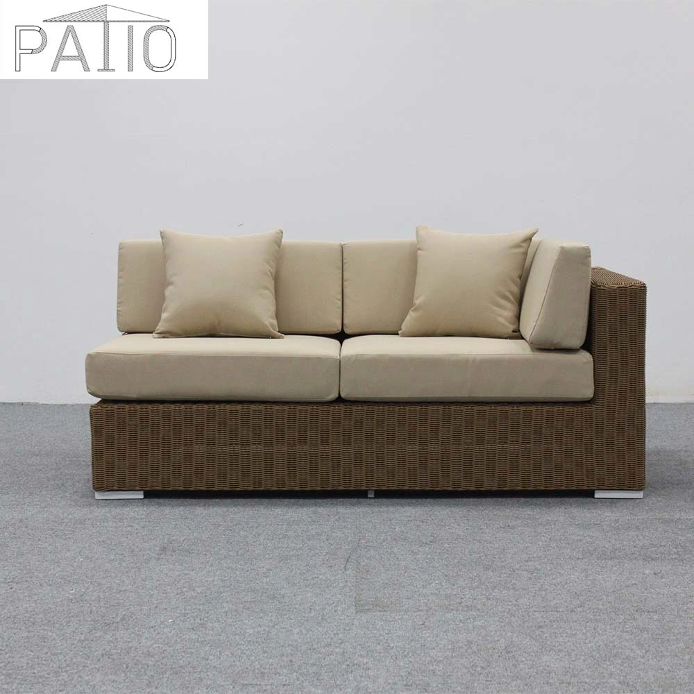 Ocio moderno jardín silla de mimbre al aire libre muebles Sofa Hotel