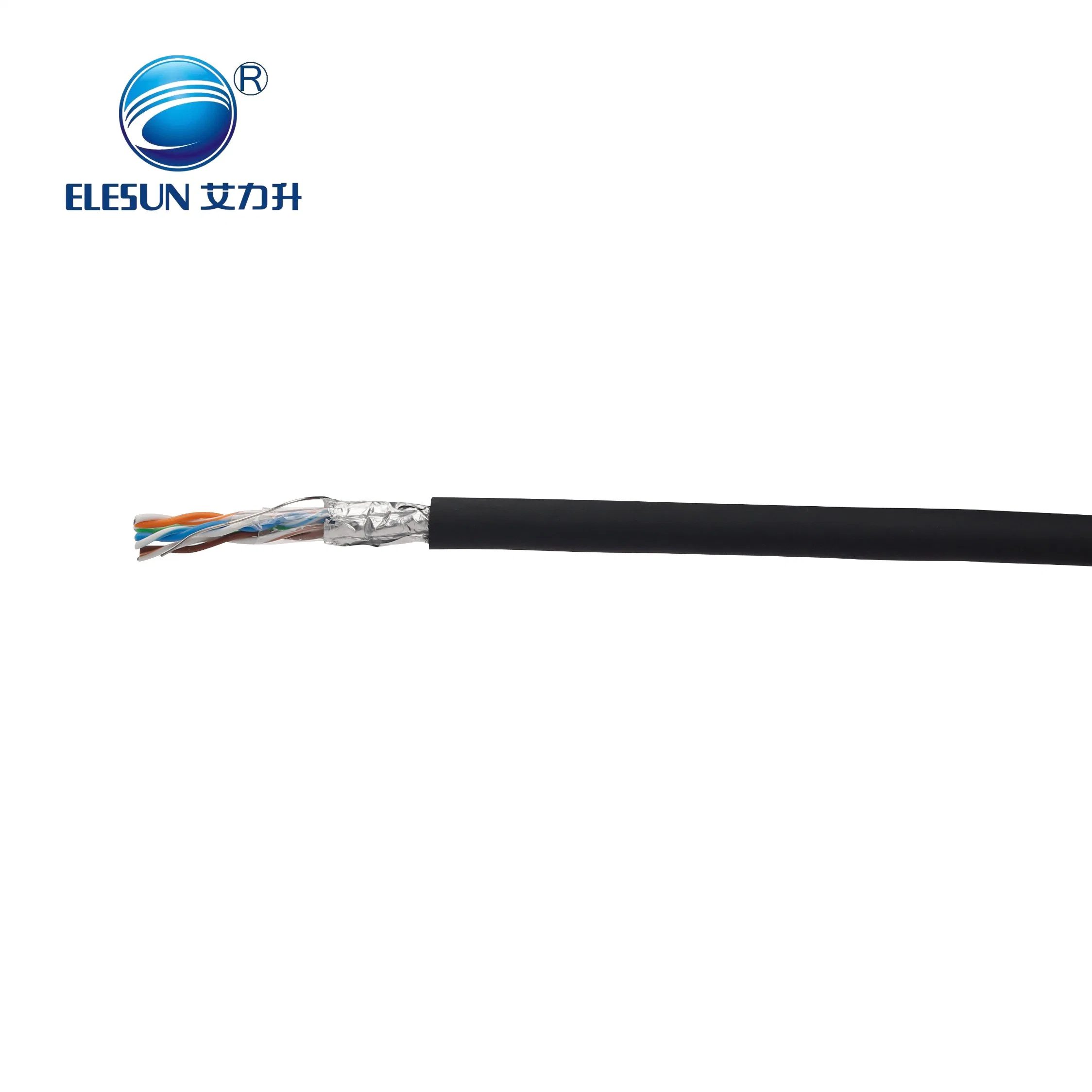 Manufacture CAT6 Cat5e Cat5 Solid Bare Copper Conductor LAN Cable