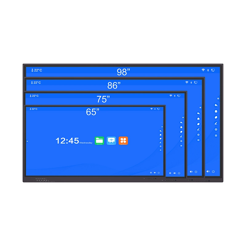 O sistema de duplo toque Infravermelho Ikinor 86 Polegadas ODM OEM SKD Interactive Painel Plano da placa branca inteligente