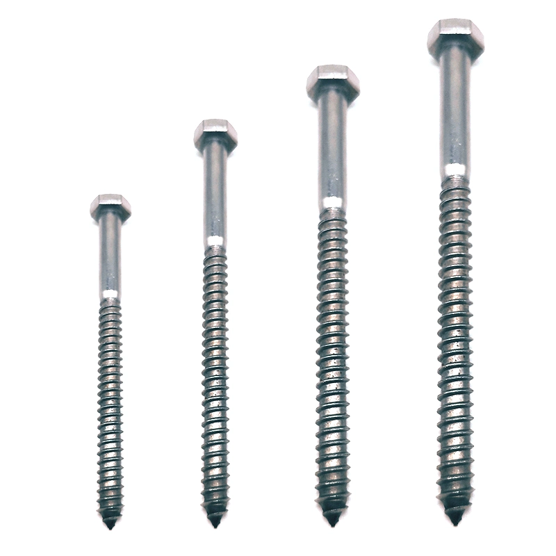 High quality/High cost performance  Stainless Steel DIN571 Hex Head Self Tapping Wood Screw