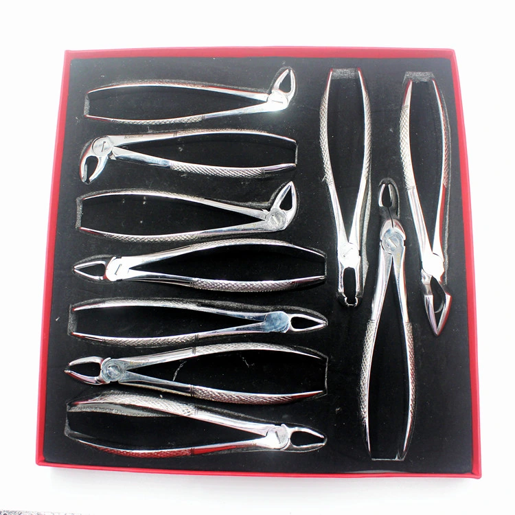 Surgical Orthodontic Pliers Instrument Stainless Steel Dental Extracting Forceps Set