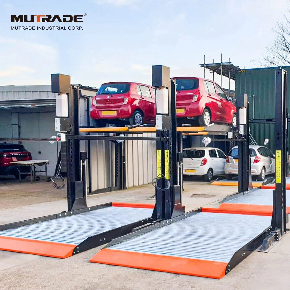 TUV Approved Customizable Hydraulic 2 Post 2 Level Car Parking Lift