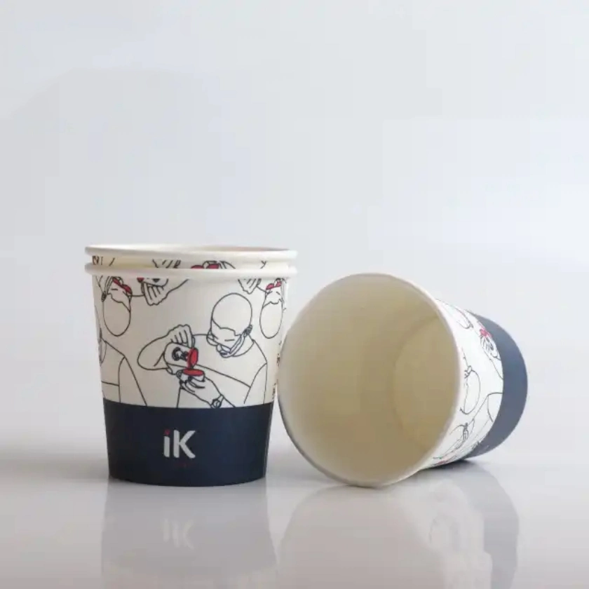 Hot Sale Single Layer Paper Disposable Bathroom Cup Custom Package 3oz Drinking Cup Paper