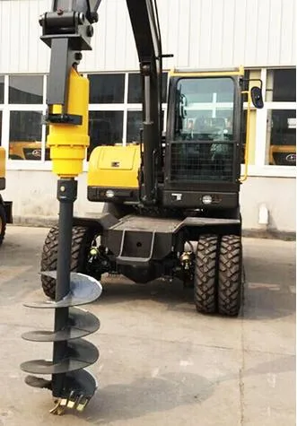 2023 Hot Commodity Excavator Attachment Earth Auger Drill with Reduction Gearbox for Sale