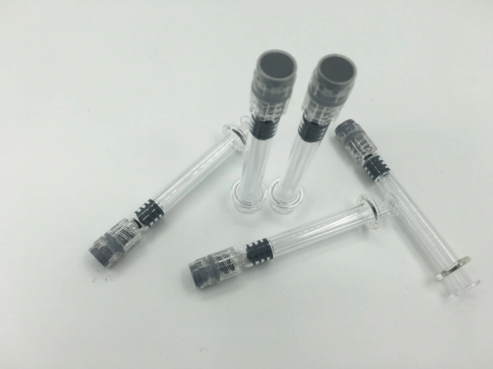 1ml Long Standard 2.25ml 3ml 5ml Borosilicate Prefilled Glass Syringe