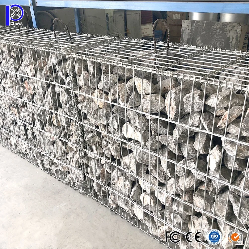 Pengxian 3X3 Galvanized Welded Wire Mesh Panel China Wholesale/Supplierrs 50X50 mm 50X100 mm Gabion Crates Used for Gabion Baskets as Retaining Walls