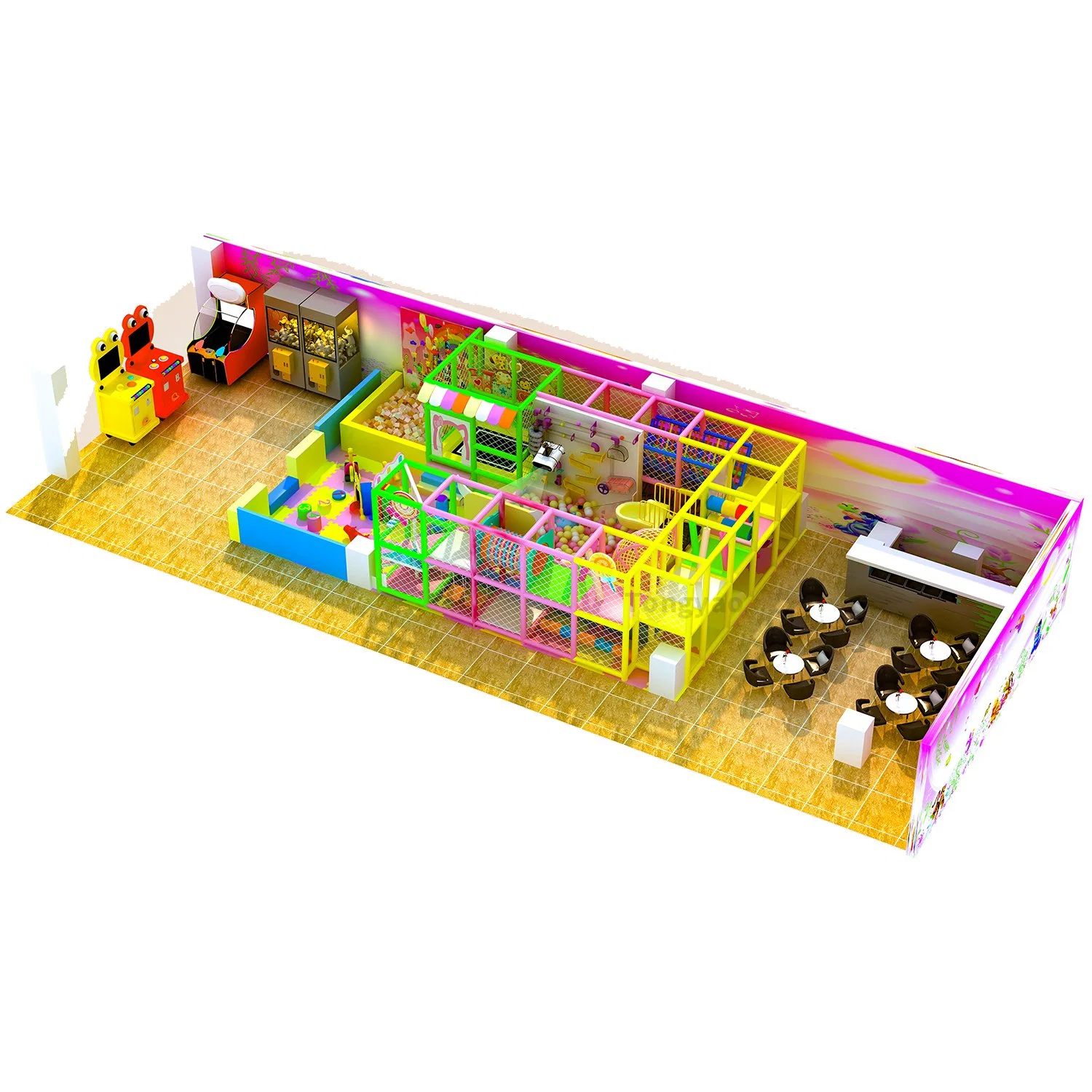 Amusement Equipment Children Park Soft Play Indoor Playground (12*9)